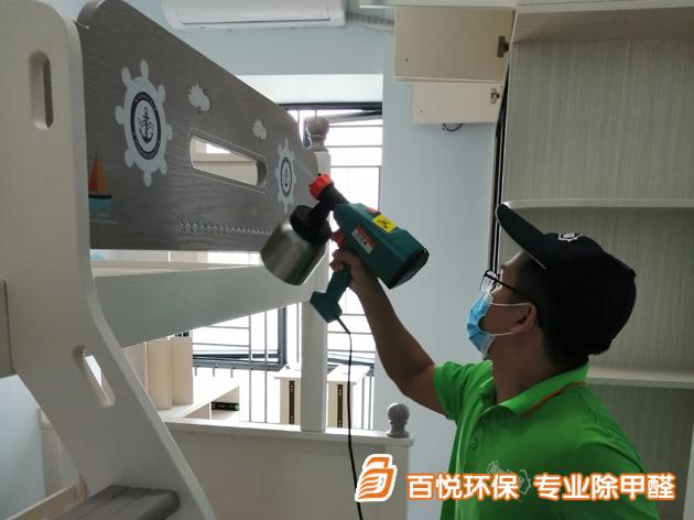 佛山怡翠晉城新房甲醛處理現場 佛山新房甲醛處理