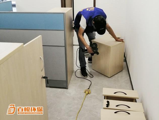 新辦公樓裝修后如何快速除甲醛？請咨詢佛山百悅環保